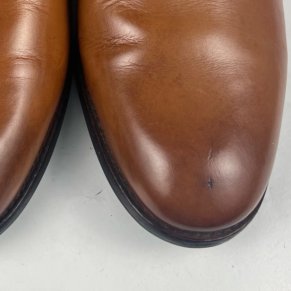 Clark’s Mens Whiddom Tan Leather Oxfords Size 12